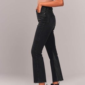 Abercrombie Kick Flare high rise jeans